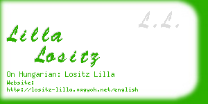 lilla lositz business card